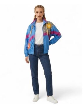 Vintage Jacket with Floral Design